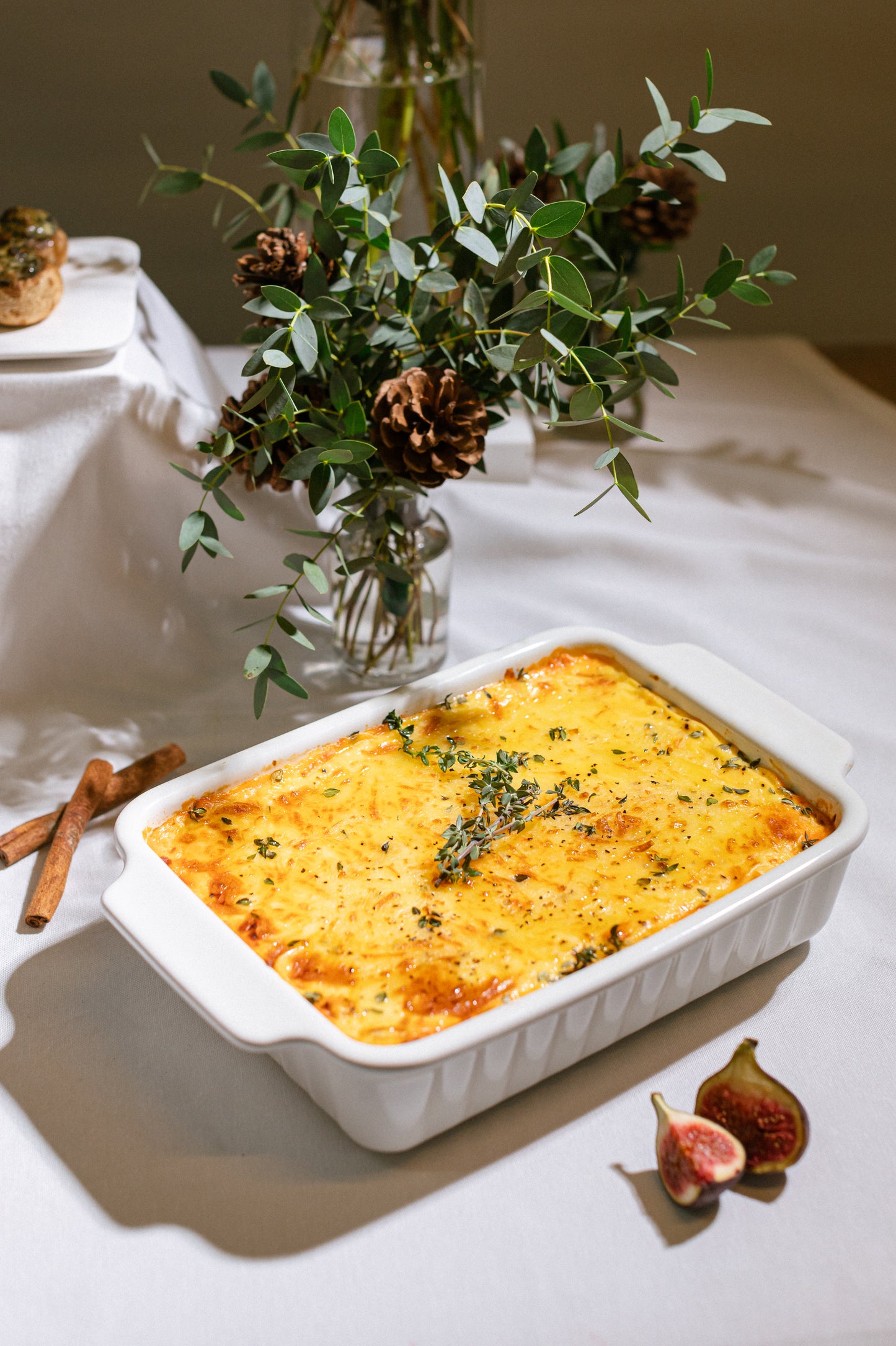 christmas catering feast lasagne