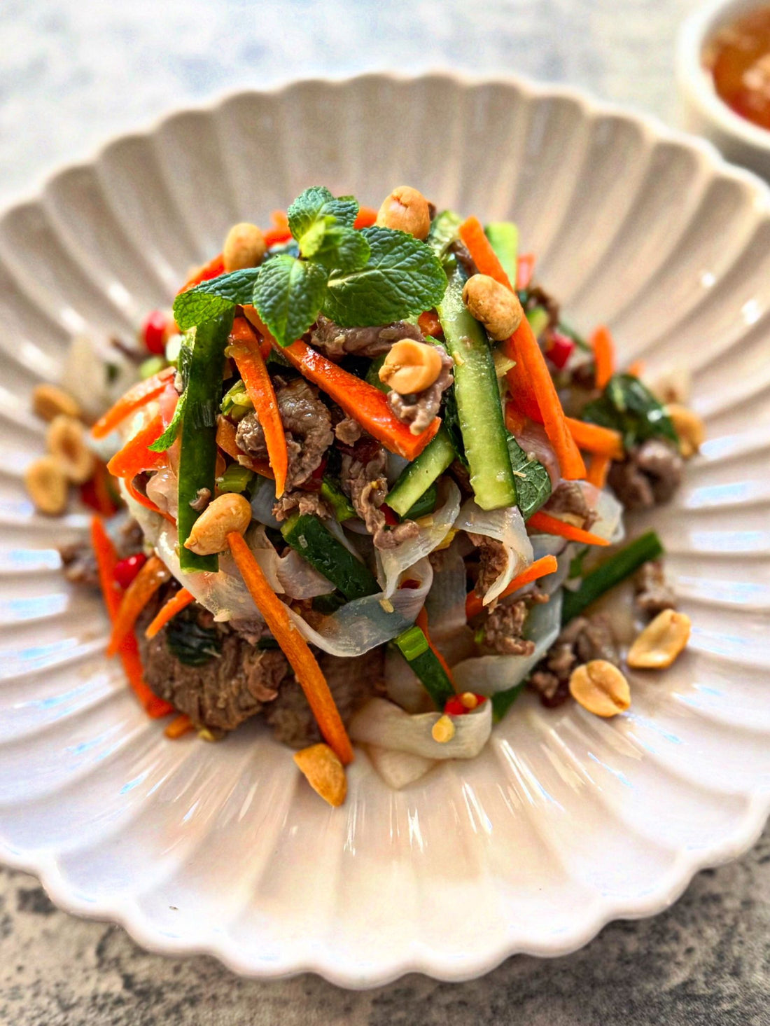 Lemongrass Beef Shirataki Noodle Bowl