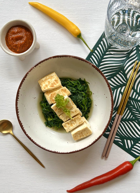 Nutrient-Packed Oil-Free Tofu Spinach