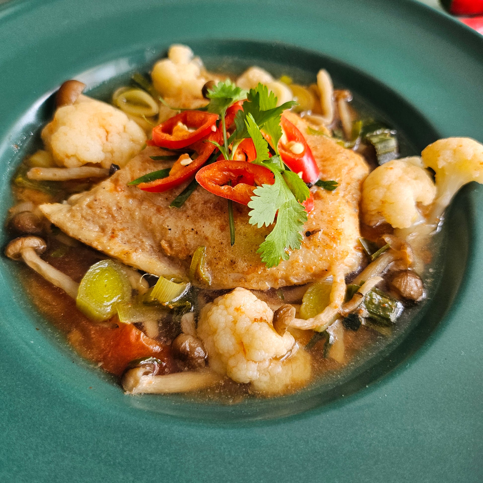 meal prep singapore tom yum fish