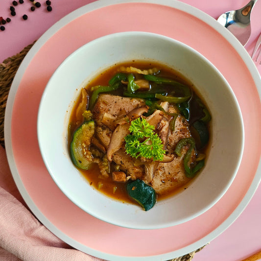 healthy meal prep with Mediterranean chicken