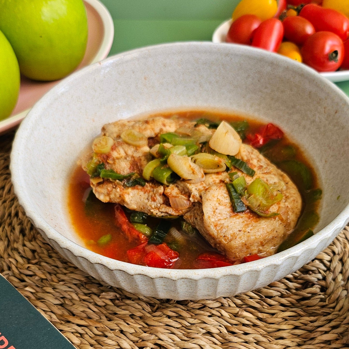 healthy meal prep moroccan chicken