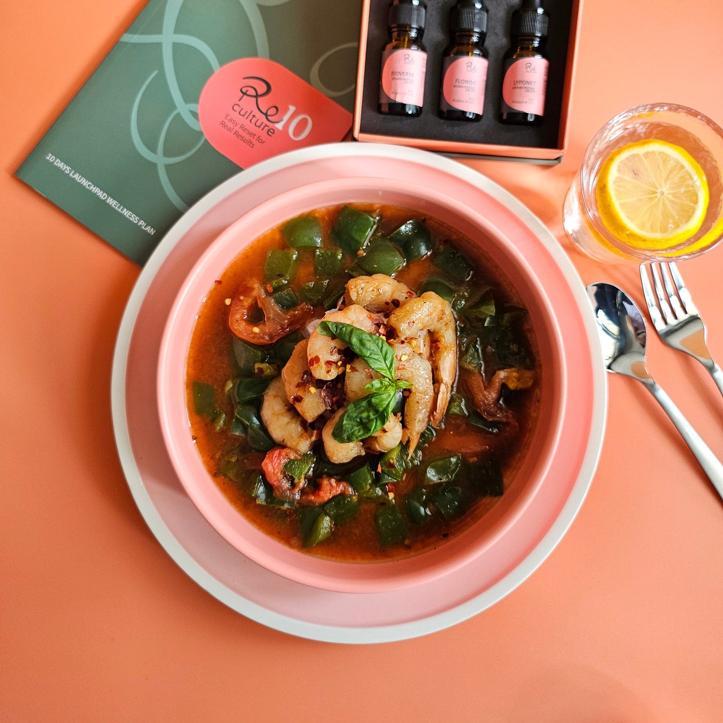 weight loss meal prep spanish prawn stew